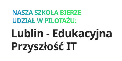 Baner promocyjny Lublin - edukacyjna przyszłość IT